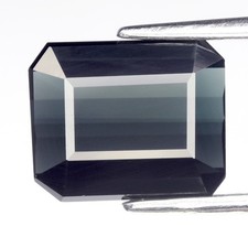 💎 Turmalina verde azulada natural octógono VVS 2,82 ct - não aquecida, gema africana comprar usado  Enviando para Brazil