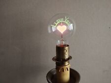 Neon Glow Lamp Bulb Style Aerolux Lamp Bulb-I LOVE YOU----E27-220 V- comprar usado  Enviando para Brazil