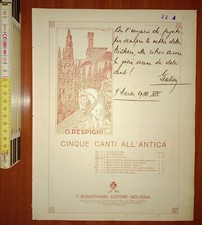 Respighi ballata canto usato  Novellara