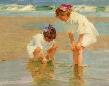 Print canvas girls for sale  Topsham