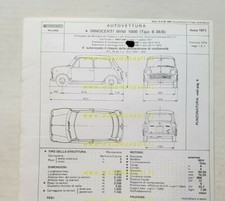 Innocenti mini 1000 usato  Vimodrone