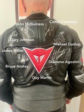 Dainese signed piece for sale  ASHFORD