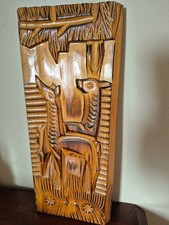 Vintage carved wooden for sale  Manville