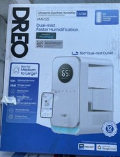Umidificador DREO para quarto, preenchimento superior inteligente silencioso umidificador de névoa fria branco comprar usado  Enviando para Brazil
