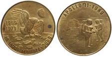 Medaille jahre mondlandung gebraucht kaufen  Köln