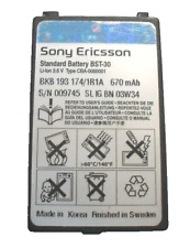 Bateria BST-30 BST30 para Sony Ericsson T226 T290 T237 T230 Z500 K700 Z200 fabricante de equipamento original, usado comprar usado  Enviando para Brazil