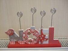 Wooden christmas card for sale  NEWPORT