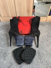 Pleaser black faux for sale  PETERBOROUGH