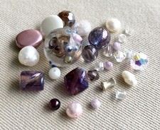 Vintage beads glass for sale  FLINT
