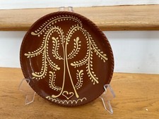 Redware slipware plate for sale  North Chelmsford