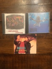Nirvana CD Lot Nevermind Live 1994 MTV Unplugged Smells Like Teen Spirit Maxi comprar usado  Enviando para Brazil