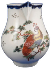 Jarro cremoso cênico antigo de porcelana Liverpool cena de pássaro do século XVIII comprar usado Jarro cremoso cênico antigo de porcelana Liverpool cena de pássaro do século XVIII comprar usado  Enviando para Brazil