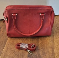 Red leather bowling for sale  HOCKLEY