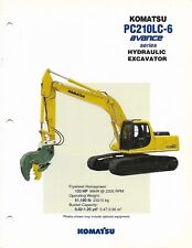 Equipment brochure komatsu d'occasion  Expédié en Belgium