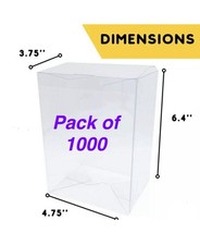 Lote de 1000 Estojo Protetor Colecionável Transparente para Boneco de Vinil Funko Pop 4" Polegadas comprar usado  Enviando para Brazil