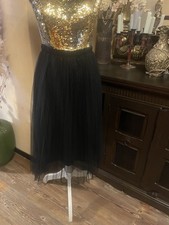 Plissee tüllrock schwarz gebraucht kaufen  Laboe