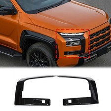 Lâmpada de farol dianteiro acabamento de moldagem de sobrancelha para Mitsubishi L200 2024-up ABS preto comprar usado  Enviando para Brazil
