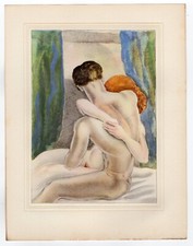 Erotic lithograph 1934 d'occasion  Expédié en Belgium