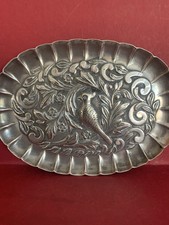 MENESES TRAY SILVER PLATTED VINTAGE MADE SPAIN BANDEJA PEQUEÑA comprar usado  Enviando para Brazil