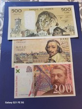 Lot billets 500 d'occasion  Berre-l'Étang