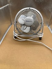 Ventilador de mesa Work Office Desk Comfort Zone 4 polegadas alimentado por USB - Prata comprar usado  Enviando para Brazil