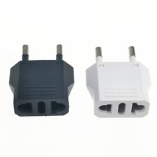 Enchufe adaptador de viaje euro para cepillo de dientes de afeitadora 2 pines BS4573 a EU CEE-7/16 segunda mano  Embacar hacia Mexico