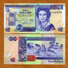 Belize, 2 dólares, 2021, QEII, P-66f, UNC comprar usado  Enviando para Brazil