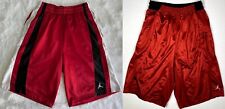 Jordan Red Black White Bred Shorts M Dazzle 🏀 Masculino 574494 648 Lote de 2 comprar usado  Enviando para Brazil