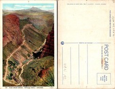 Cartão postal Fish Creek grau na trilha Apache Arizona AZ comprar usado  Enviando para Brazil