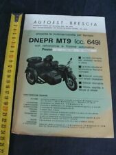 Brochure moto dnepr usato  Santena
