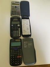 Grupo de calculadoras (3) dois instrumentos Cassio e um Texas comprar usado  Enviando para Brazil