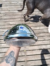 Farol clássico Triumph/Chopper montagem lateral estilo Bates ponto azul 5-3/4 comprar usado  Enviando para Brazil