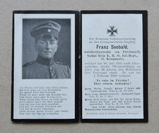 Sterbebild wk1 inf gebraucht kaufen  Schwarzach