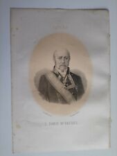 1867 Retrato Oval, Ramón María Narváez y Campos, I Duque de Valencia (Loja) comprar usado  Enviando para Brazil