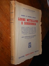Leghe metalliche siderurgia usato  Bologna