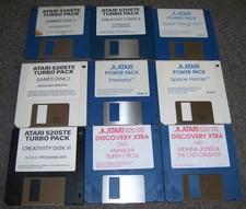 Discos de software e jogos Atari 520 1040 ST STE 9 x Turbo / Power Pack comprar usado  Enviando para Brazil