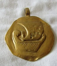 Pendentif drakkar dauphins d'occasion  Matignon
