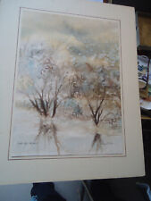 Aquarelle fonte neiges d'occasion  Mazamet