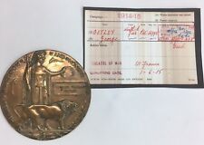 Antique ww1 death for sale  ROYSTON