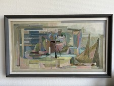 Vintage abstract painting for sale  Missouri City