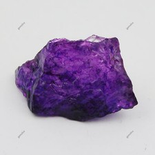 Pedra preciosa natural tanzanita bruta 124,35 ct roxa crua sem corte CERTIFICADA extraída da terra, usado comprar usado  Enviando para Brazil