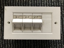 Triple gang faceplates for sale  LONDON