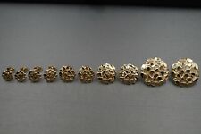 Usado, Brincos masculinos femininos infantis de ouro amarelo sólido 10K com corte de diamante pepita redonda. comprar usado  Enviando para Brazil