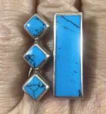 Sterling silver turquoise for sale  Portsmouth