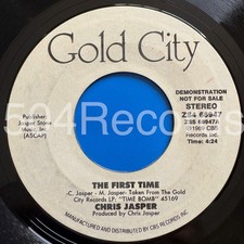 CHRIS JASPER • The First Time • MODERN SOUL FUNK • RARE 45 PROMO • GOLD CITY NM- comprar usado  Enviando para Brazil