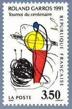 Timbres de 1991 - Roland Garros 1991 Tournoi du centenaire - n° 2699 Neuf na sprzedaż  Wysyłka do Poland