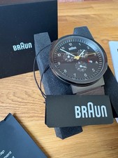 Braun black chronometer for sale  SHEFFIELD