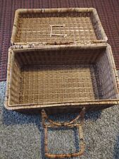 Antique wicker picnic for sale  Noblesville