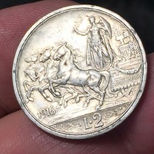 Lire 1916 quadriga usato  San Bonifacio