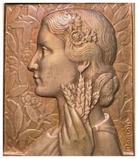 Médaille bronze art d'occasion  Fontainebleau